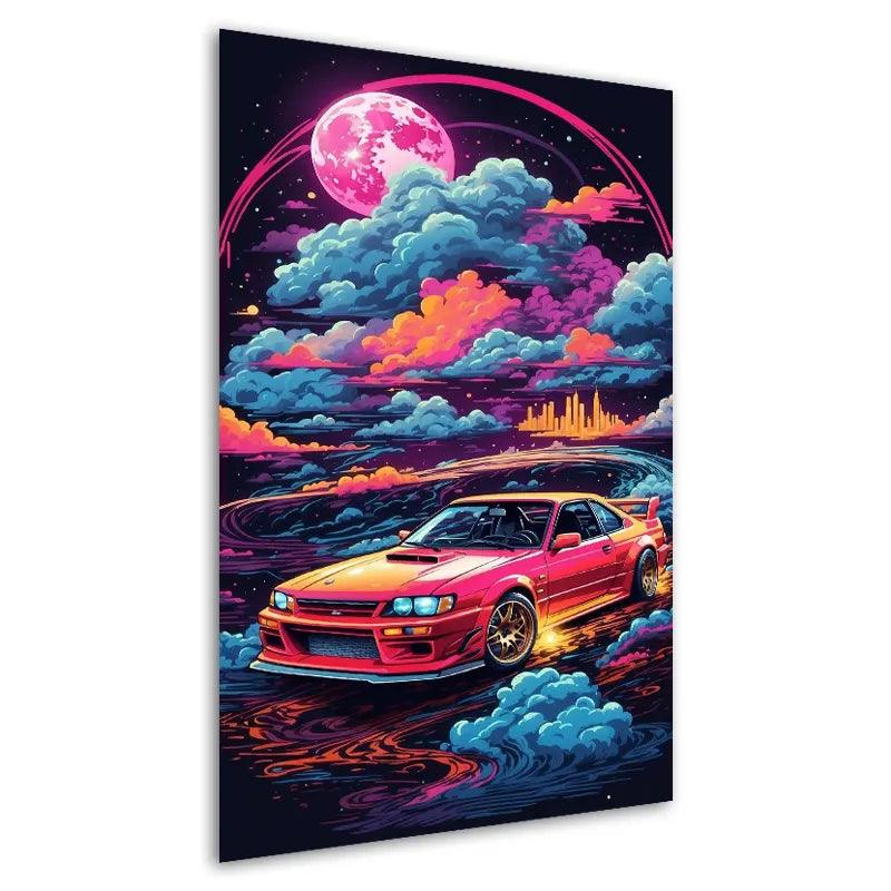 Cuadro Decorativo Moderno Carros 1 - 70 x 40 Cm - Cuadros Colombia