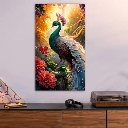 Cuadro Decorativo Pavo Real - 70 x 40 Cm - Cuadros Colombia