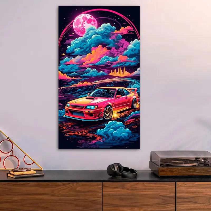 Cuadro Decorativo Moderno Carros 1 - 70 x 40 Cm - Cuadros Colombia