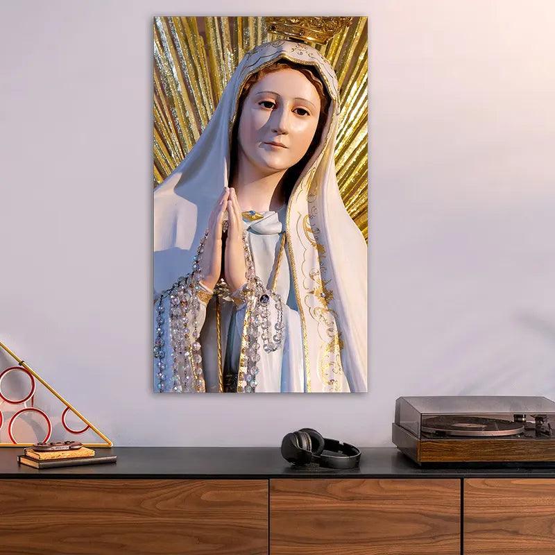 Cuadro Decorativo Moderno Religioso Virgen de Fátima 6 - 70 x 40 Cm - Cuadros Colombia