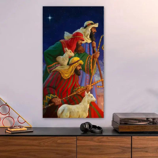 Cuadro de navidad los tres reyes magos - 70 x 40 Cm - Cuadros Colombia