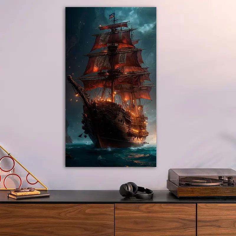 Cuadro Decorativo Moderno Barcos 2 - 70 x 40 Cm - Cuadros Colombia