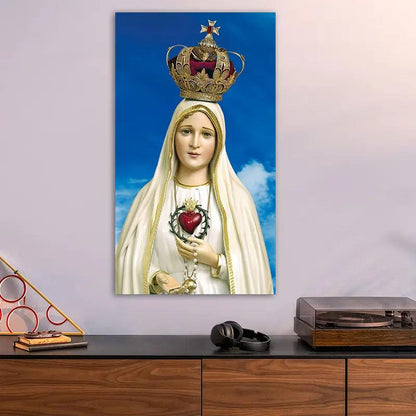 Cuadro Decorativo Moderno Religioso Virgen de Fátima 7 - 70 x 40 Cm - Cuadros Colombia