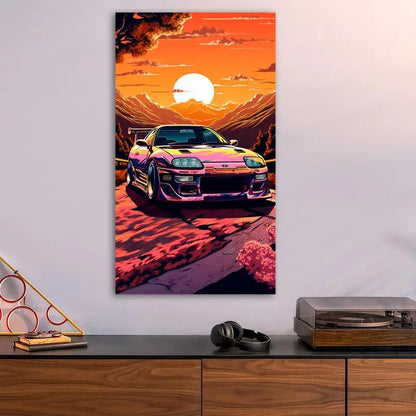 Cuadro Decorativo Moderno Carros 4 - 70 x 40 Cm - Cuadros Colombia