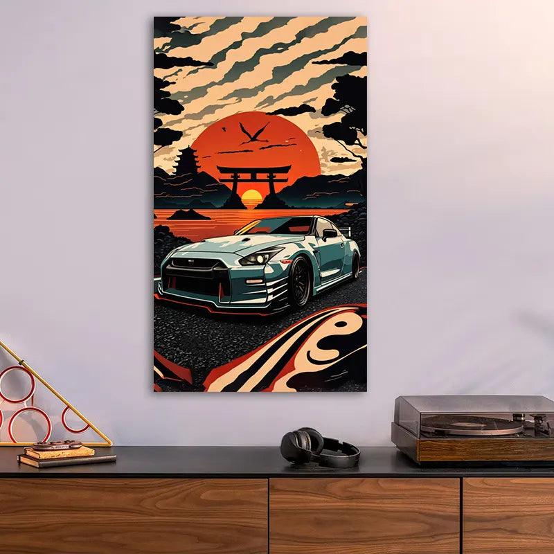 Cuadro Decorativo Moderno Carros 5 - 70 x 40 Cm - Cuadros Colombia